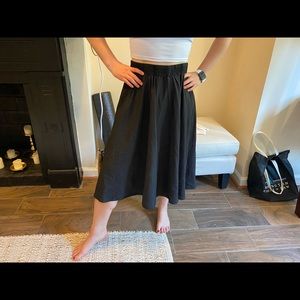 Black Midi Skirt